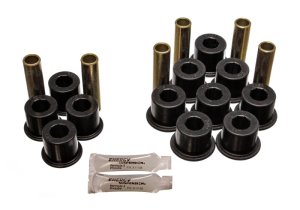 Dodge Dakota Leaf Spring Bushing Set - Rear - Energy Suspension - Performance Polyurethane - Black - `97-`04 Dodge Dakota Leaf Spring Bushing Set - Rear - Energy Suspension - Performance Polyurethane - Black - `97-`04